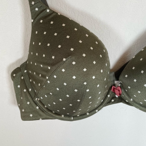 Cacique Intuition Plunge Bra Olive Size 40C - Picture 3 of 6